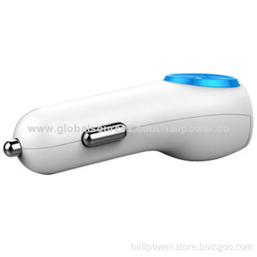 Car USB charger for smartphone